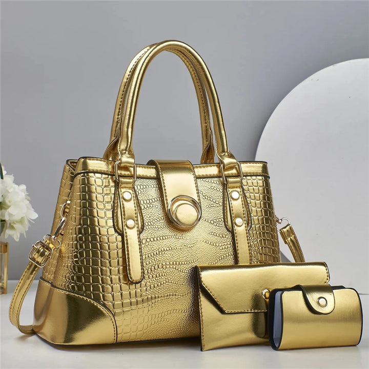 Lei Premium Large Capacity PU Shoulder Bag