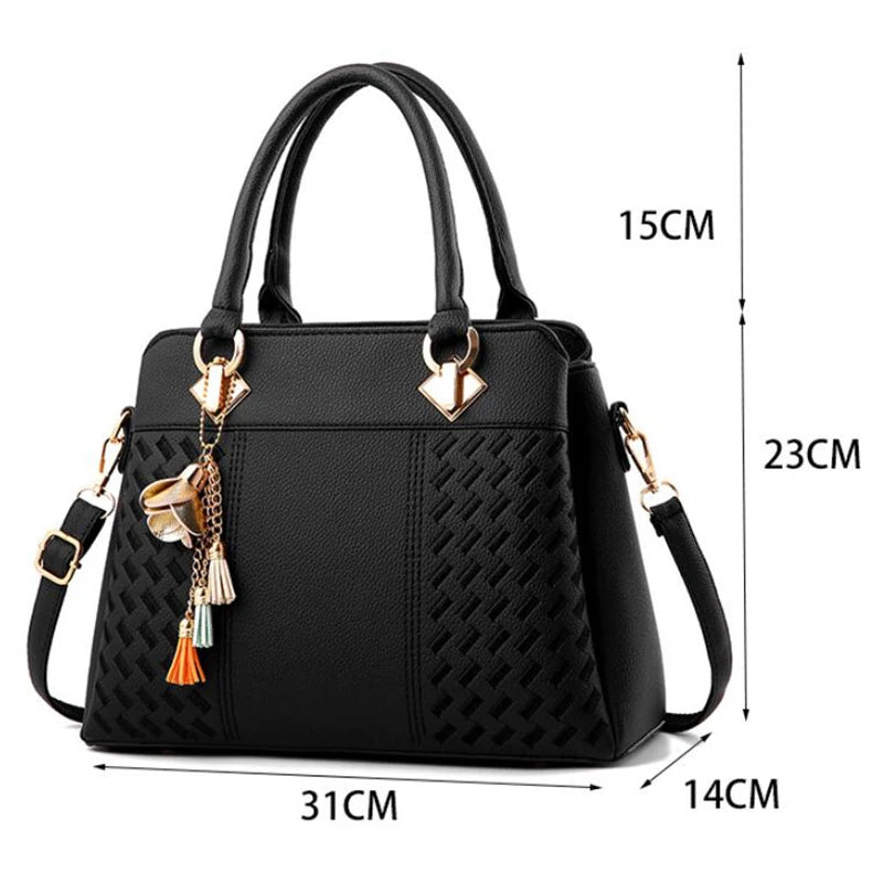 Gusure Embroidered Luxury Tote – Large‑Capacity Shoulder & Crossbody Bag