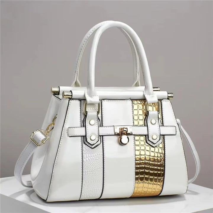 Noelle Mini Chain Satchel – Trendy Leather Underarm Crossbody Bag
