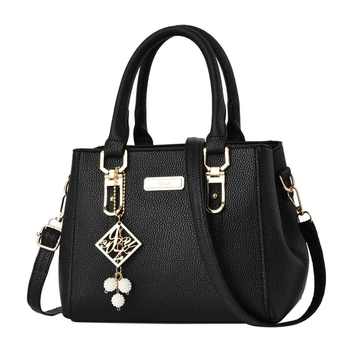 Amara Casual Leather Shoulder Bag – Large‑Capacity Everyday Messenger Handbag