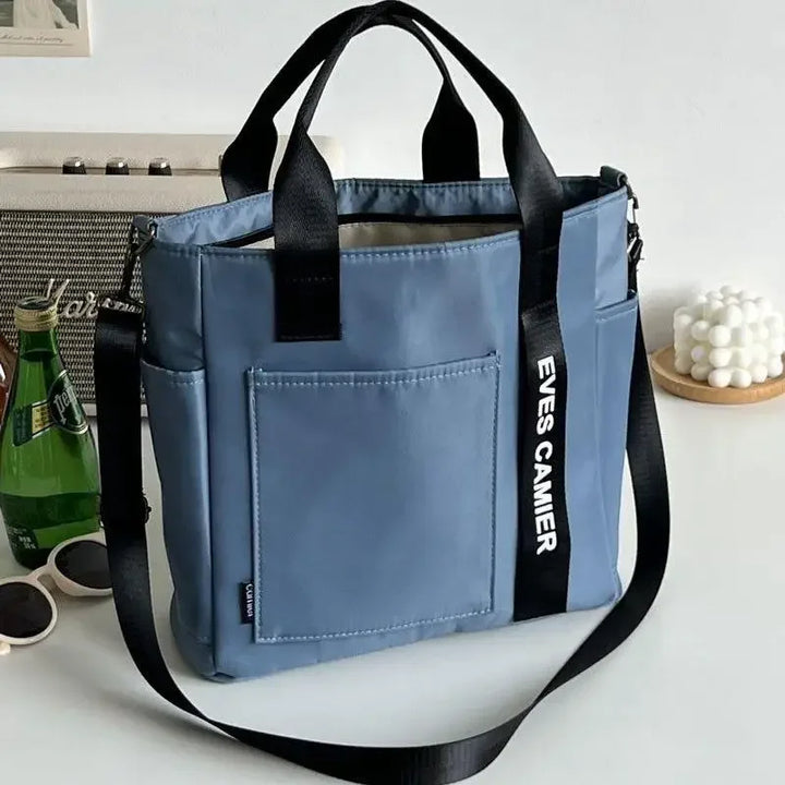 Siena Nylon Tote – Large Capacity Waterproof Shoulder Bag