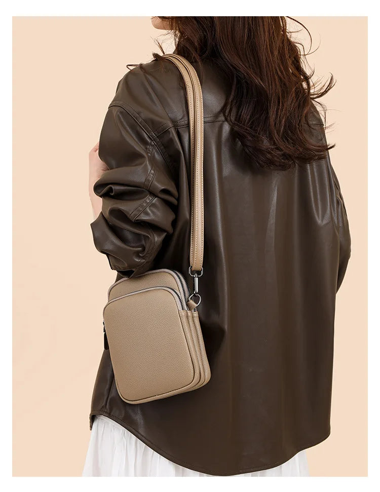 Ariya Korean‑Style Mini Shoulder Bag – Trendy Crossbody Mobile Phone Bag