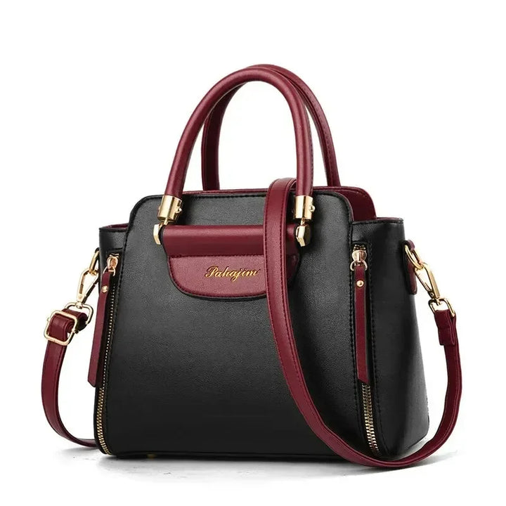 Color-Block Striped Bucket Crossbody & Work Bag