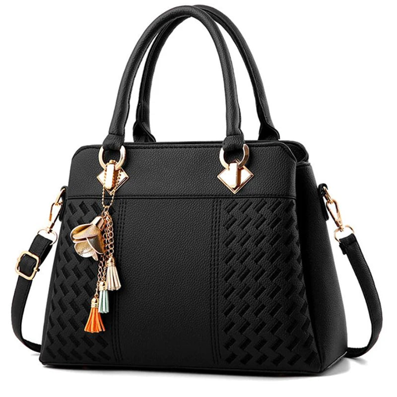 Gusure Embroidered Luxury Tote – Large‑Capacity Shoulder & Crossbody Bag