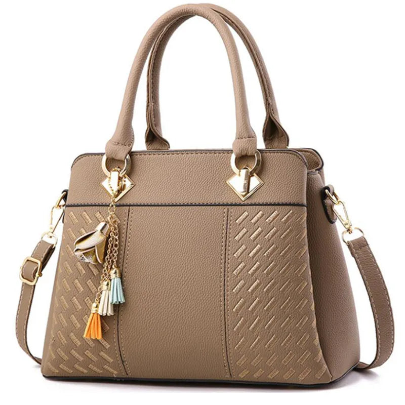 Gusure Embroidered Luxury Tote – Large‑Capacity Shoulder & Crossbody Bag