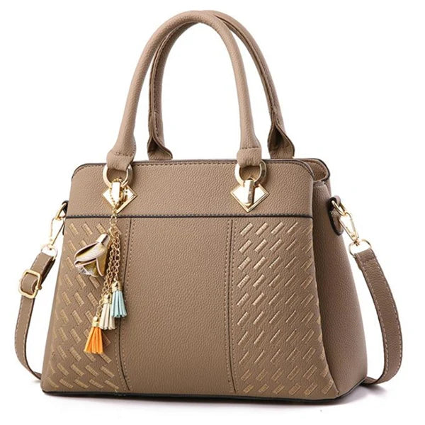 Gusure Embroidered Luxury Tote – Large‑Capacity Shoulder & Crossbody Bag